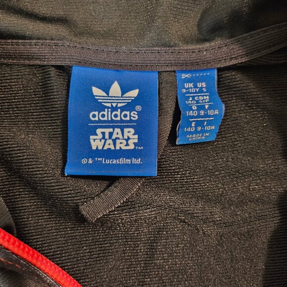 Adidas Star Wars Darth Vader Youth Full Zip Jacket - Size S - Picture 5 of 7